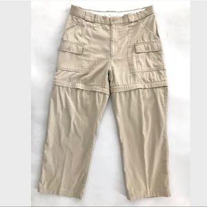 Sportif USA Men's Convertible Pants to Shorts 36
